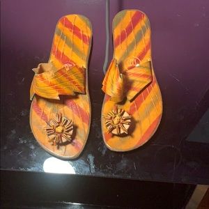 Brown Handmade Sandal, 10 women’s, never used